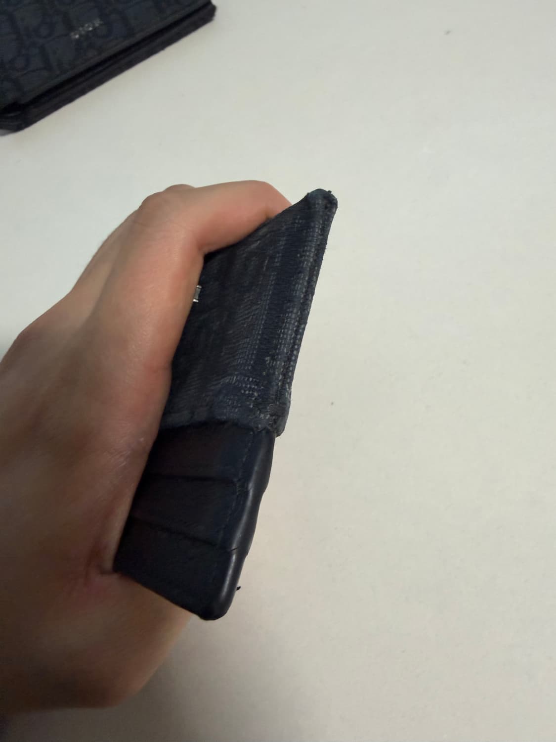 디올 오블리크 카드지갑 블랙 상태최상 거의새상품  상품이미지3