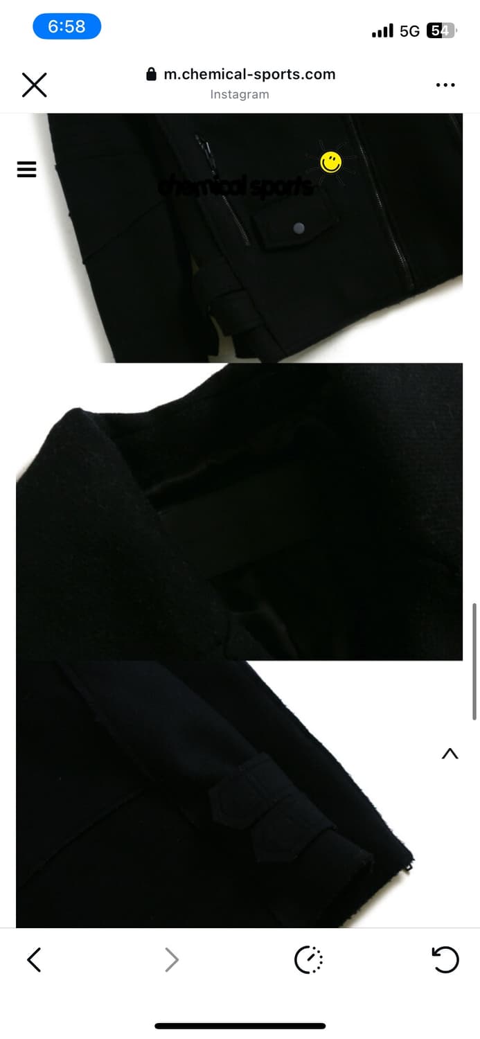 알렉산더왕 H&M 콜라보 울 바이커 자켓 상품이미지6