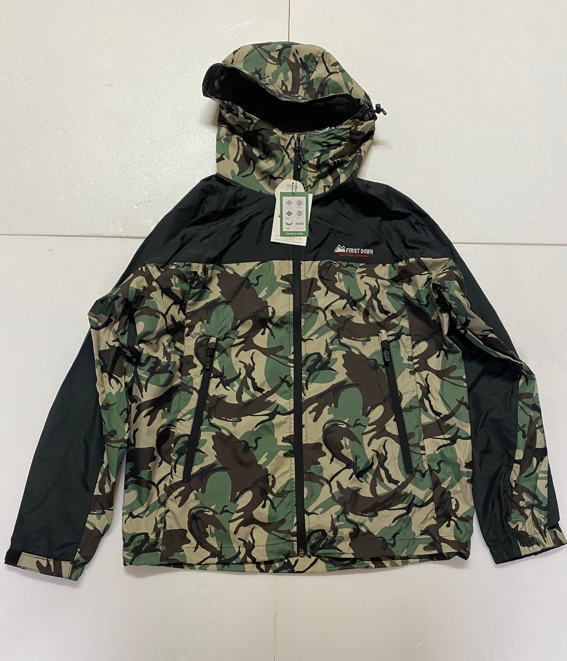 First down camo 바람막이 L 새상품 상품이미지1