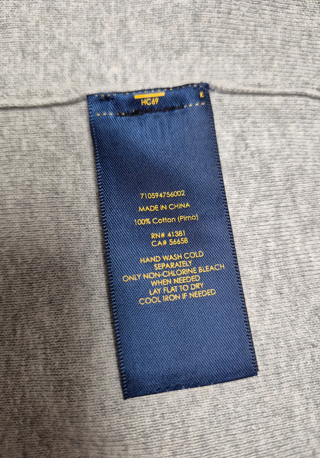 폴로랄프로렌 / 코튼 니트 그레이 / XL 상품이미지7