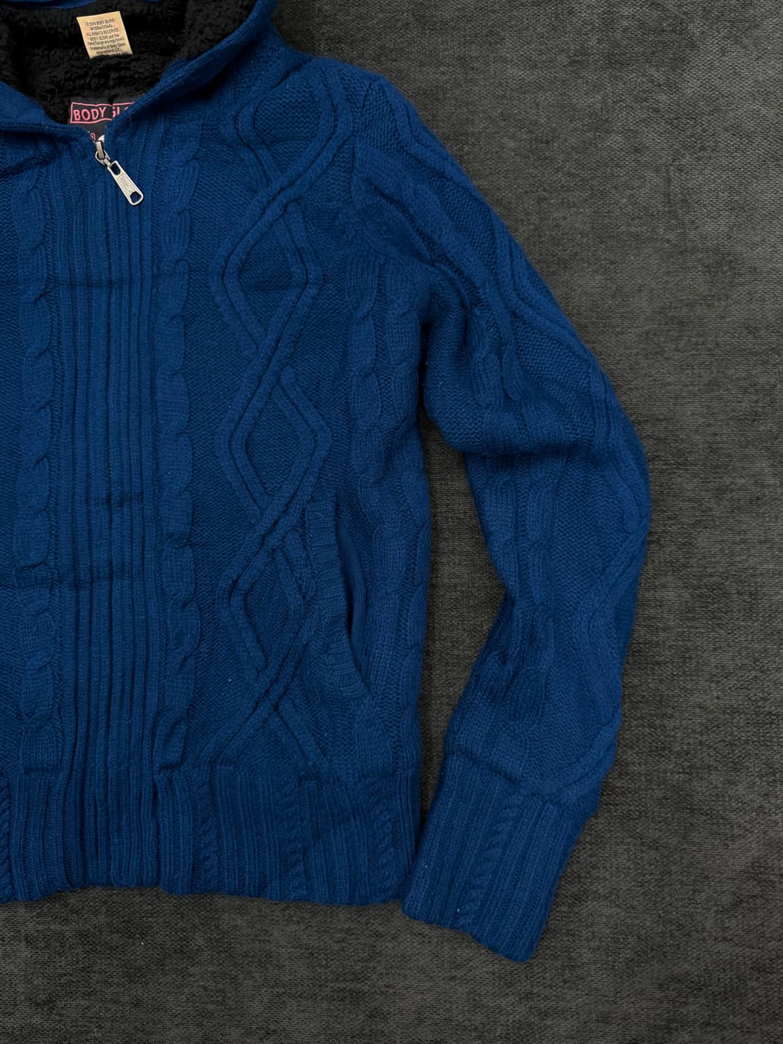 body glove 니트 후디 집업 상품이미지4