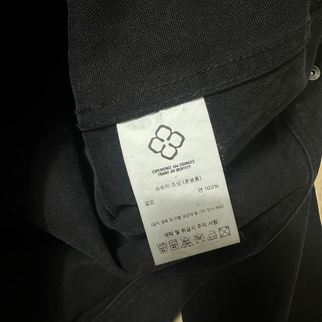 XL 에스파이 캔버스 워크자켓 블랙 상품이미지4