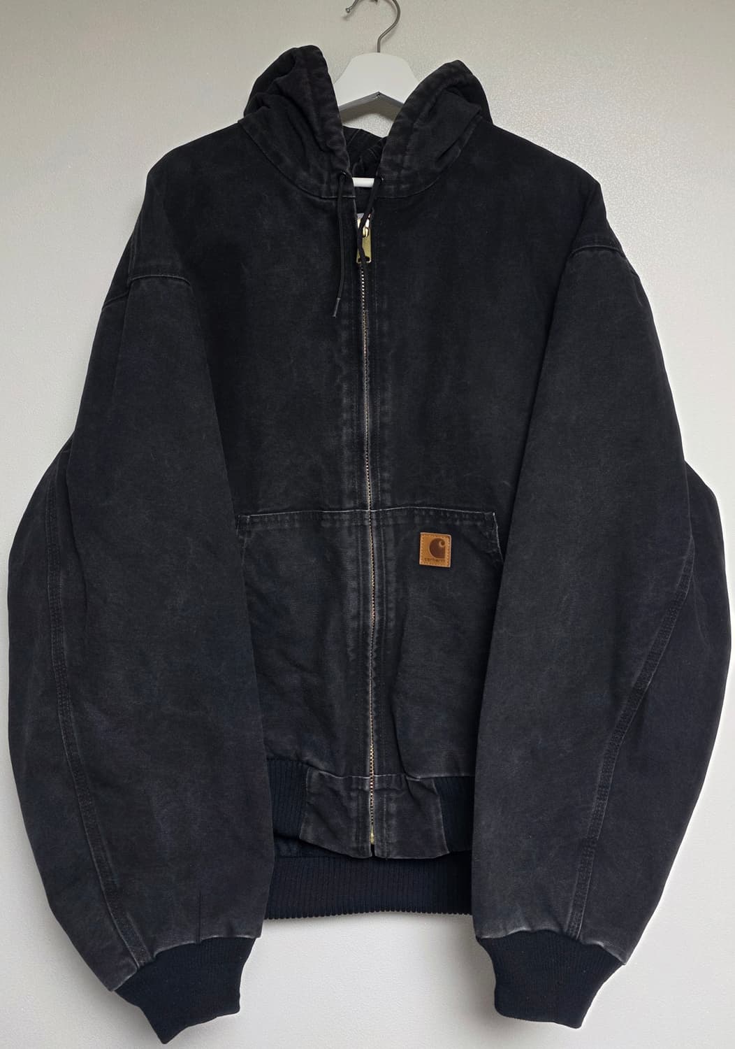 칼하트 덕 액티브 J130 BLK 2XL 블랙 XXL 상품이미지1