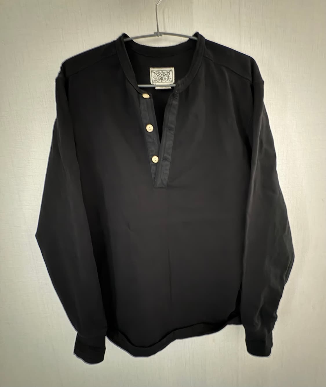 브론슨 헨리넥 긴팔 블랙 L 상품이미지1