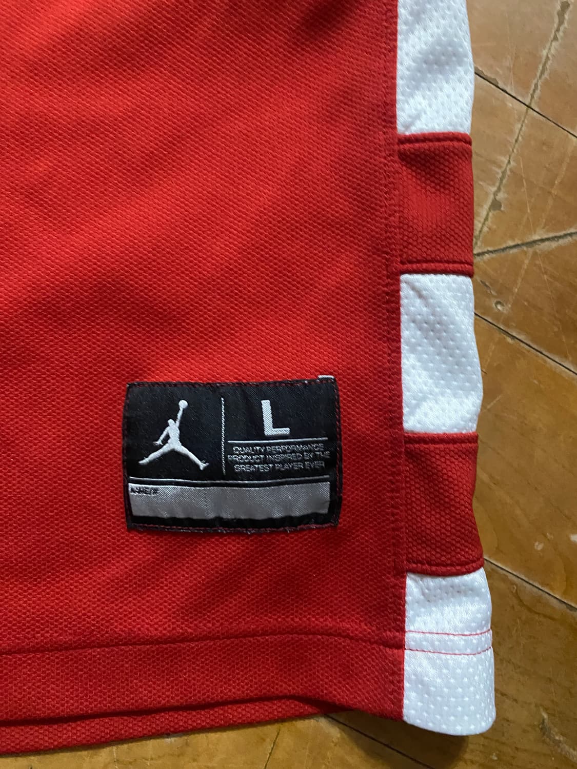 조던 농구 레드 컬러 민소매 L 상품이미지3