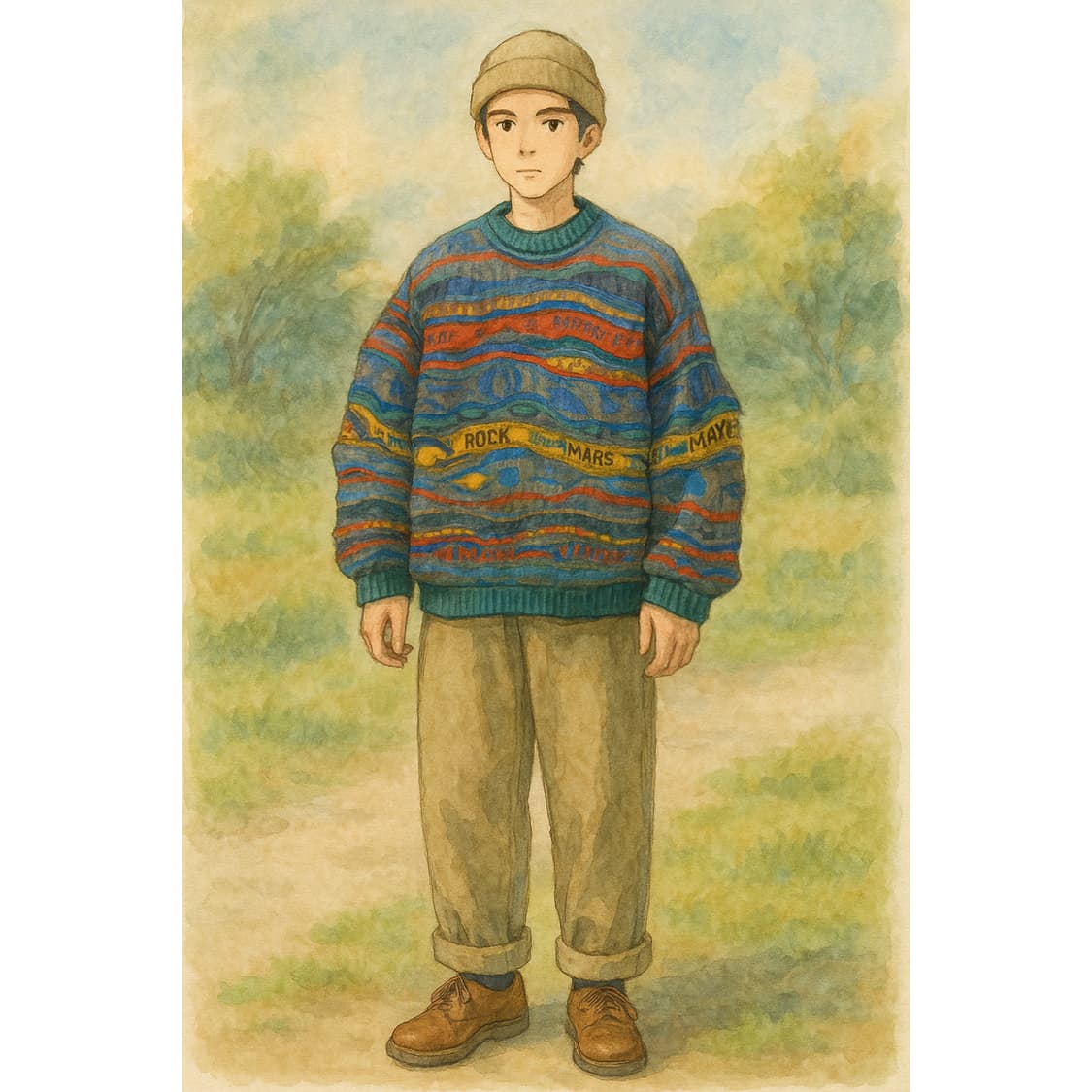 [105] 90s EMAROO by HYSPORT 3D 니트 스웨터  상품이미지7