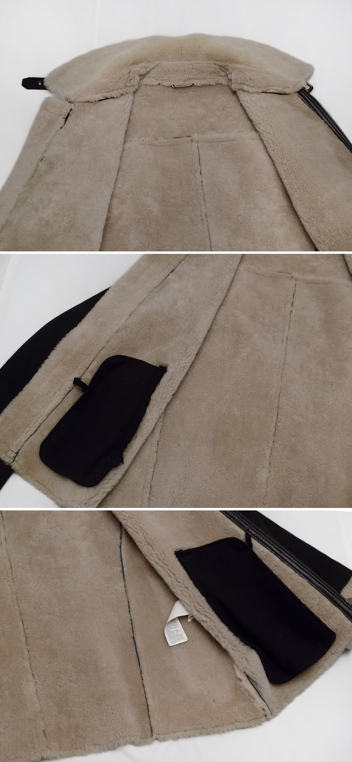 엠비오 (MVIO) 천연 양가죽 스웨이드 무스탕 라이더 자켓 (100+) 상품이미지7