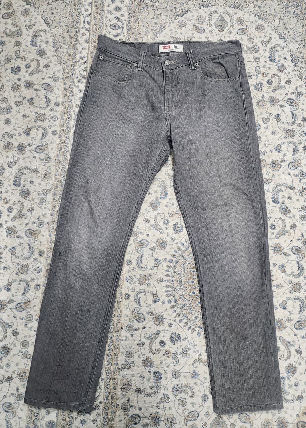 리바이스 511 슬림핏 그레이 데님 팬츠 33/30 상품이미지1