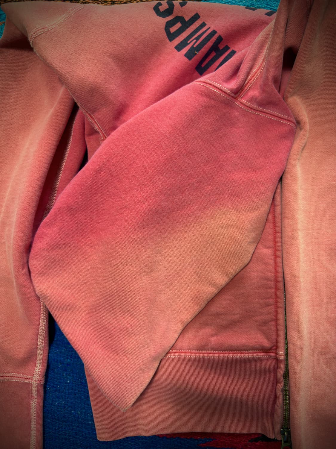 90s Russell Sun Faded 캘리포니아 후드집업 상품이미지5