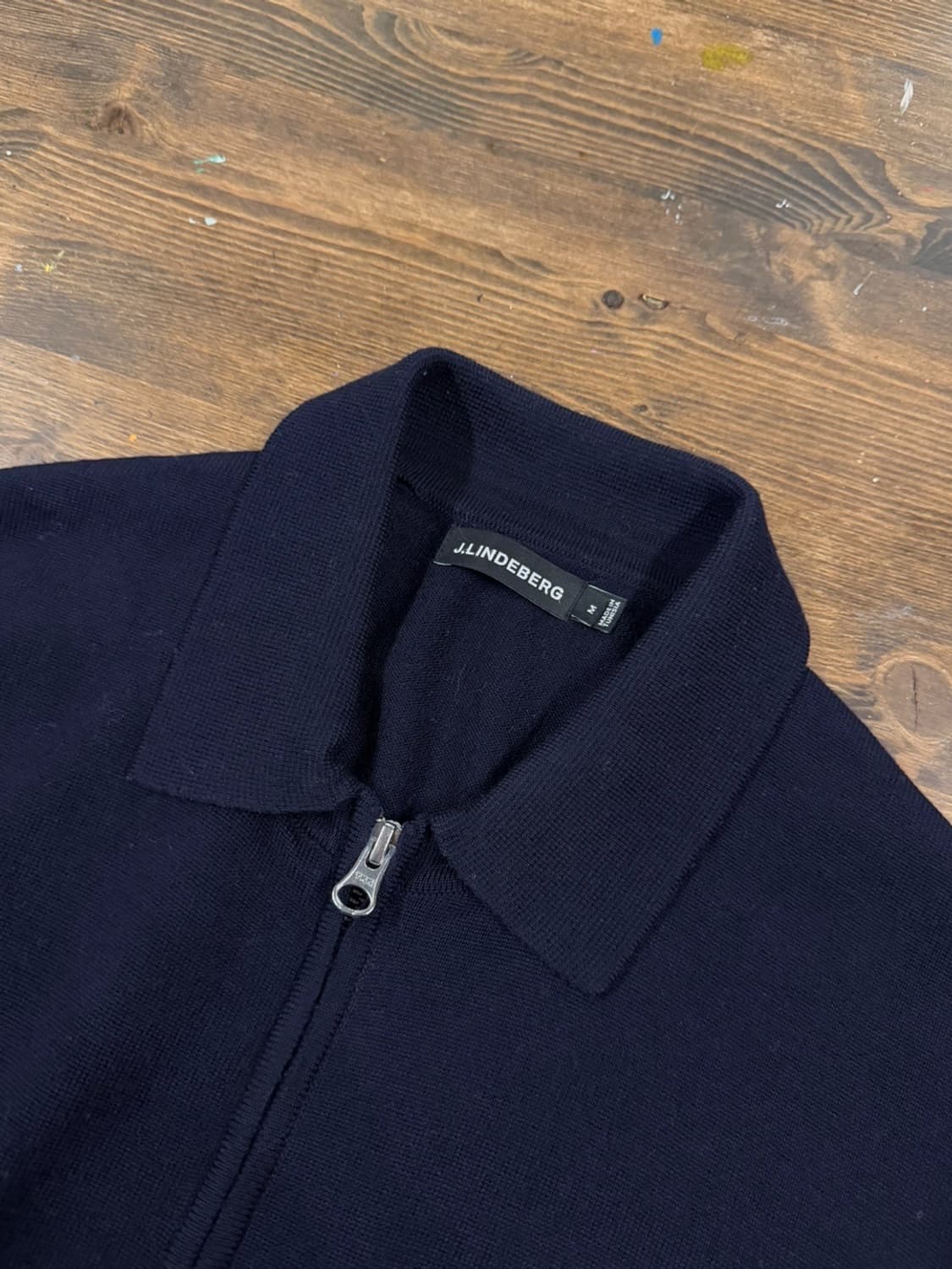 제이린드버그 니트짚업 남성 100 상품이미지5