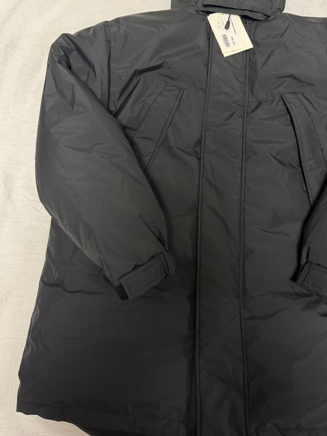 퍼블릭피겨 PCU 다운 패딩 파카 - 블랙 2사이즈 상품이미지3