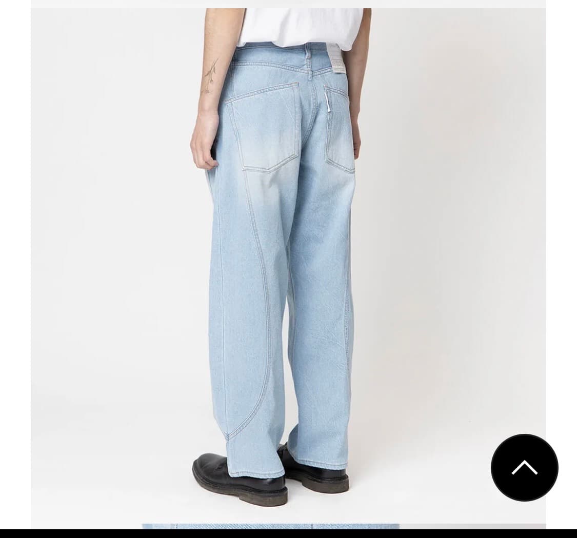 언어펙티드 TRACK DENIM (LIGHT BIUE)_S 사이즈 상품이미지4