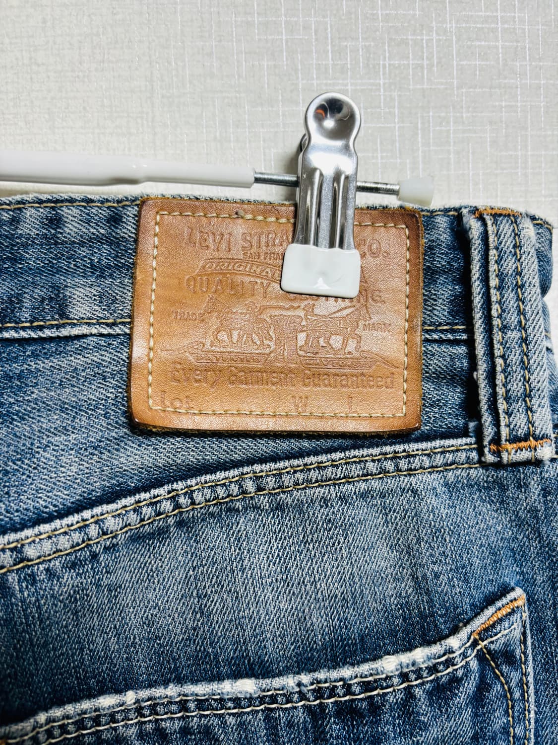 Levi’s 523 Straight 빈티지 리페어 데님 상품이미지4