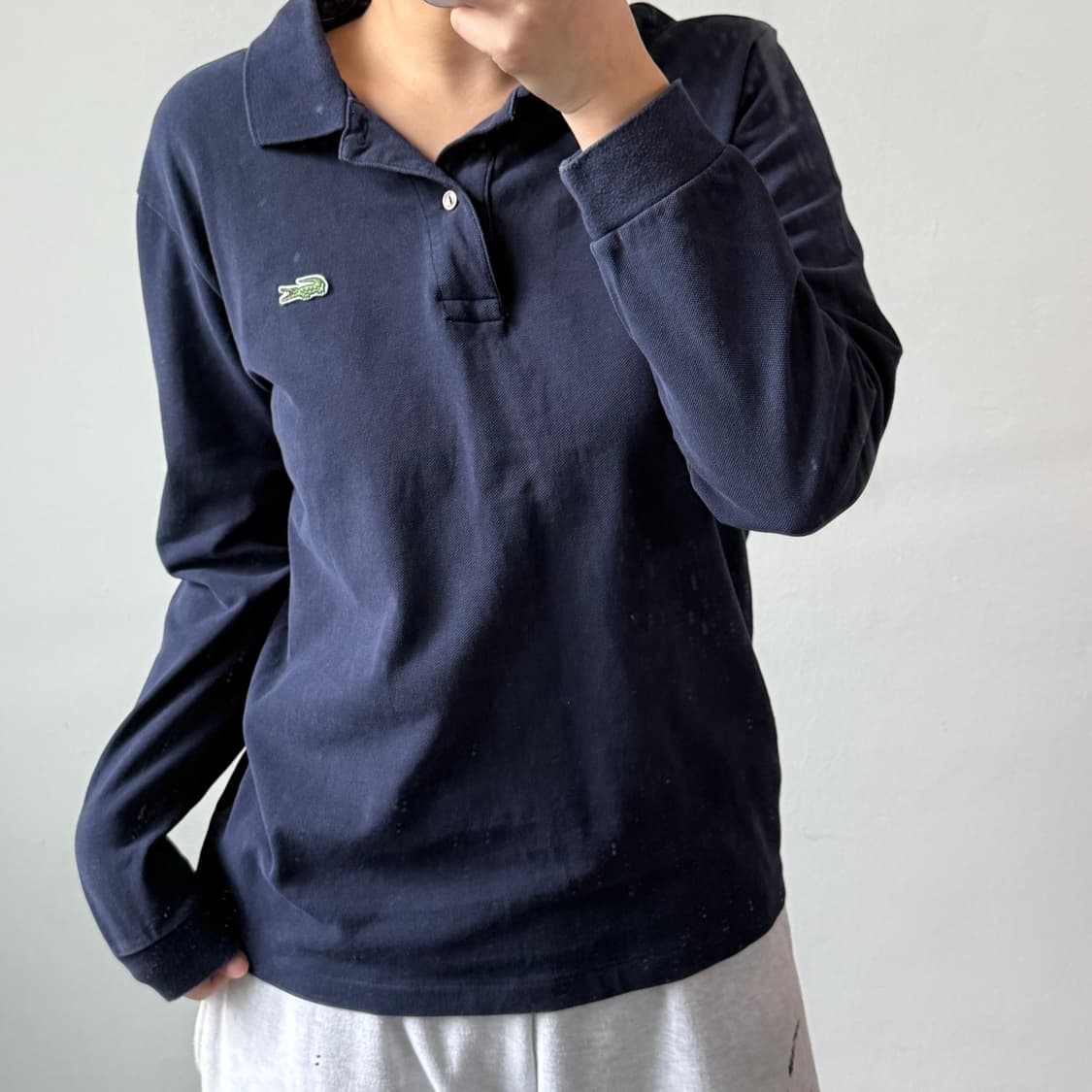 [L] 라코스테 네이비 카라티셔츠 상품이미지2