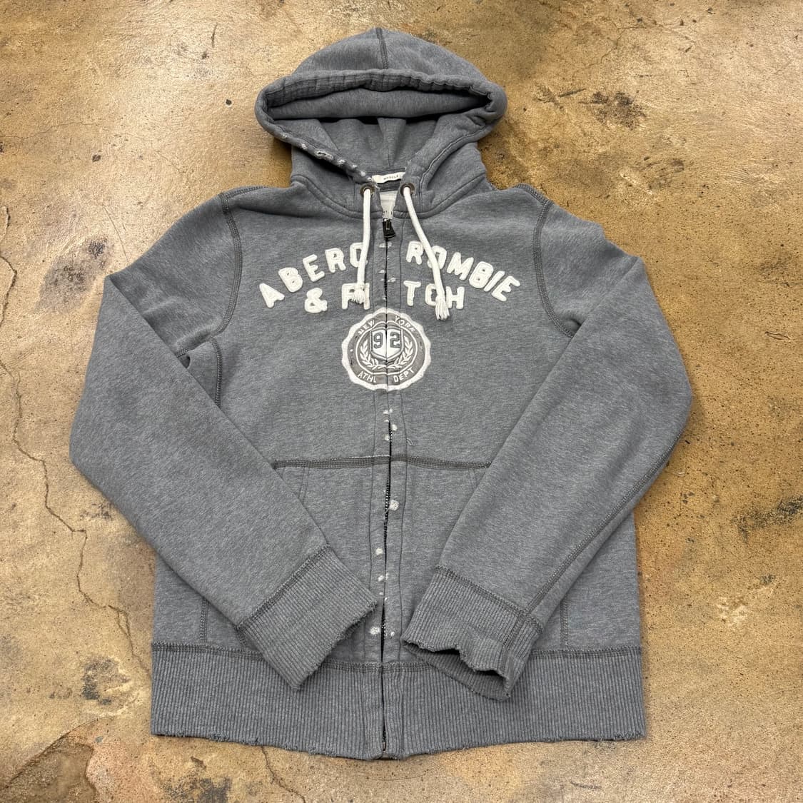 아베크롬비 그레이 후드집업 상품이미지2