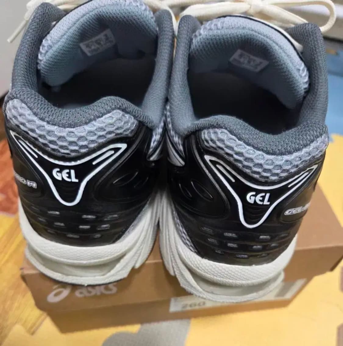 아식스 젤카야노14 블랙 글레이셔 그레이 260 무신사에디션 상품이미지5