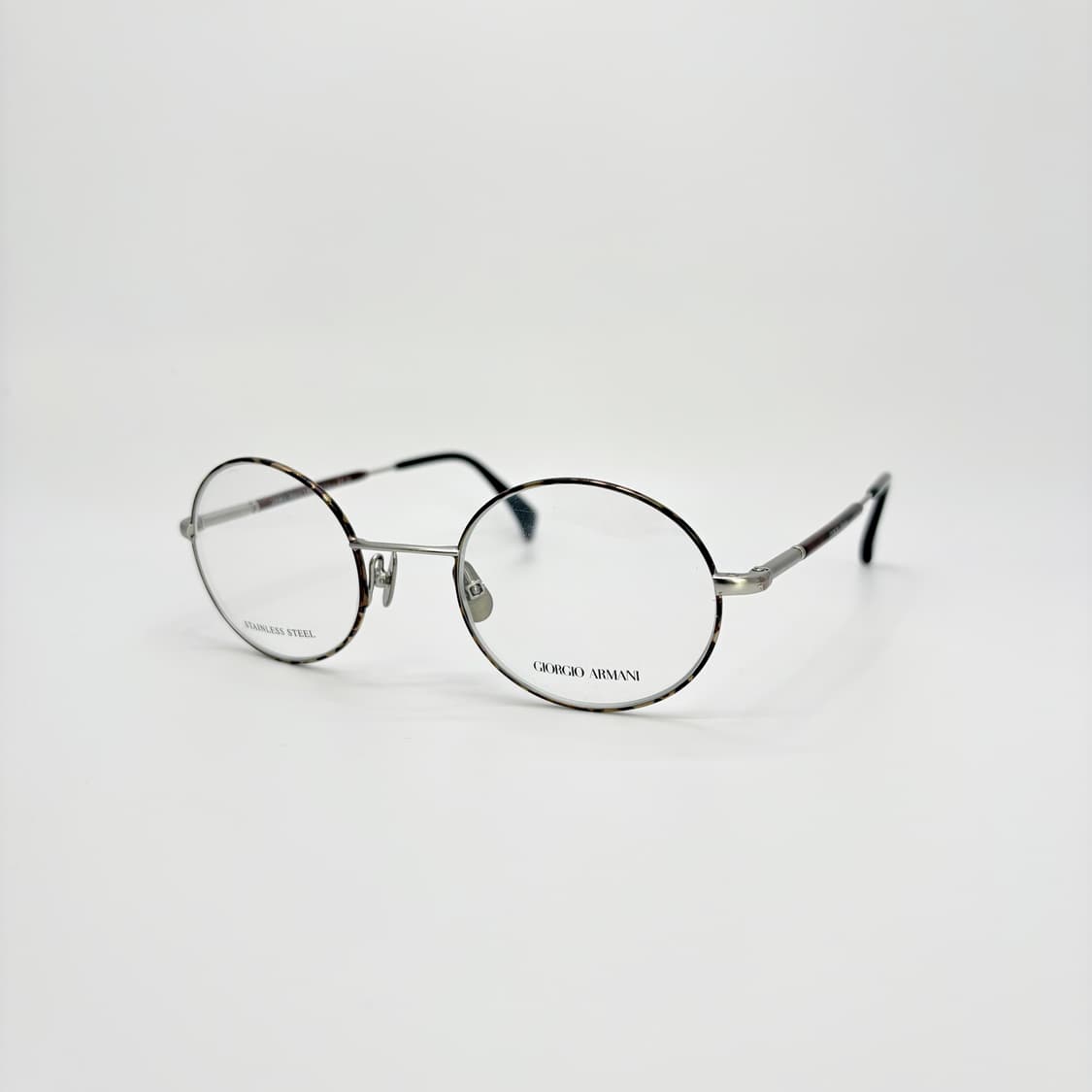 GIORGIO ARMANI 조르지오 아르마니 호피 원형 메탈테 상품이미지1