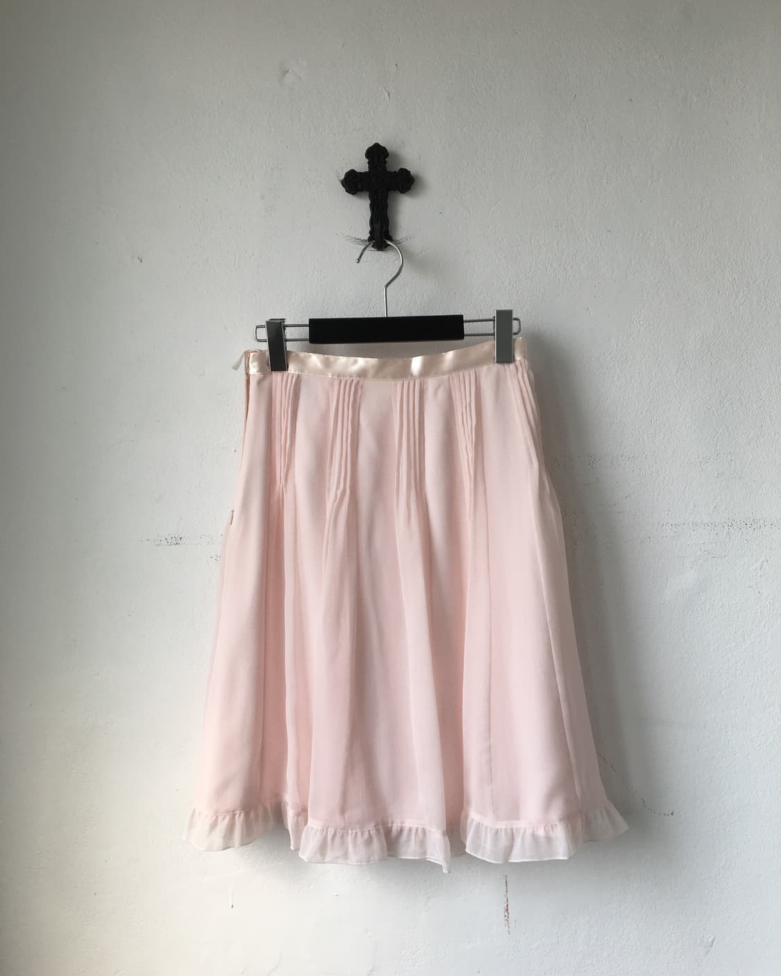 tulip mood Pleats frill midi skirt 상품이미지1