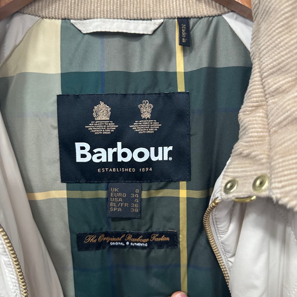 바버 퀄팅 자켓 상품이미지3