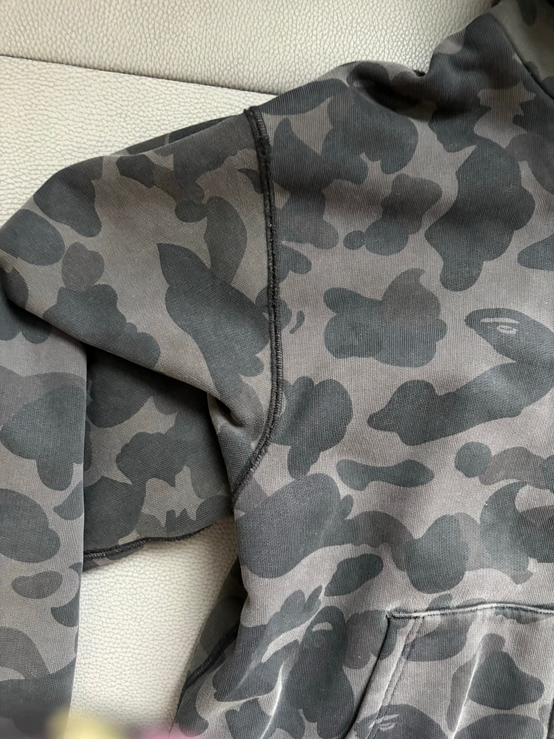  베이프 퍼스트 카모 헤비워시 후드집업 상품이미지8