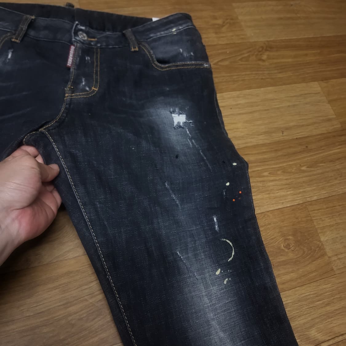 디스퀘어드2 블랙 데님 청바지 28 29 상품이미지3