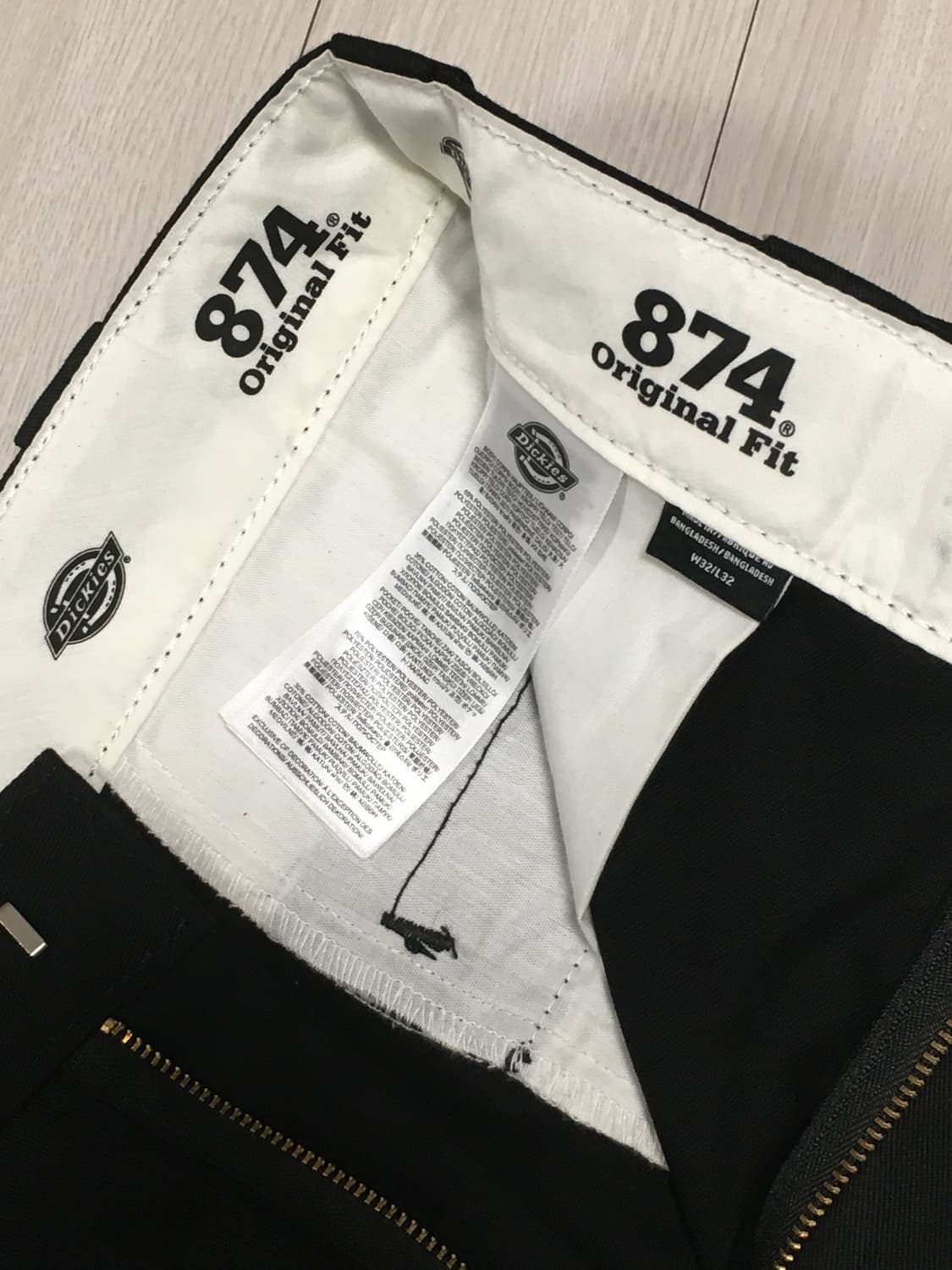 [급처] (미착용)디키즈874 black 32x32 상품이미지4