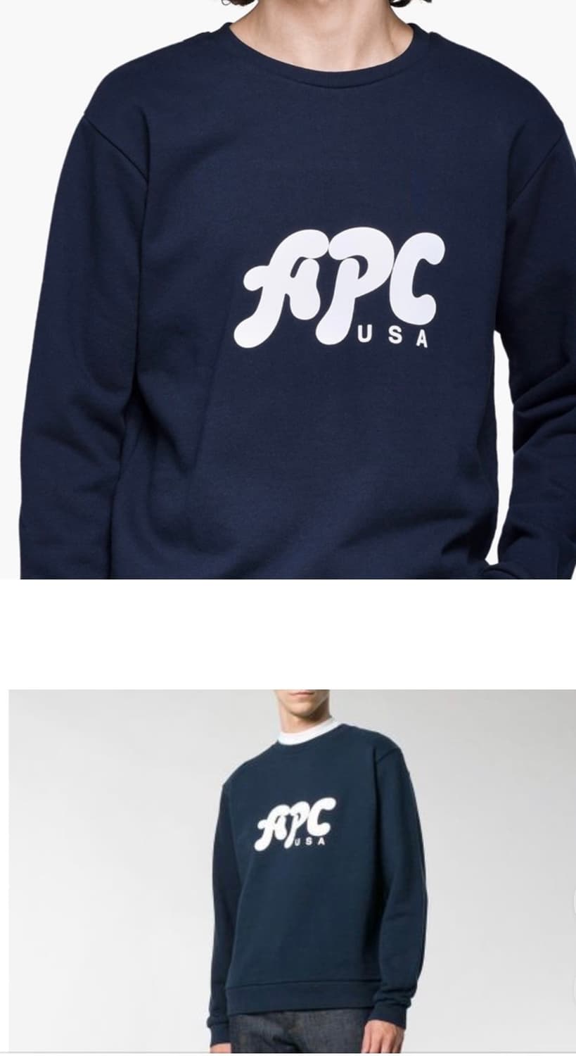 아페세 맨투맨 APC USA 상품이미지9