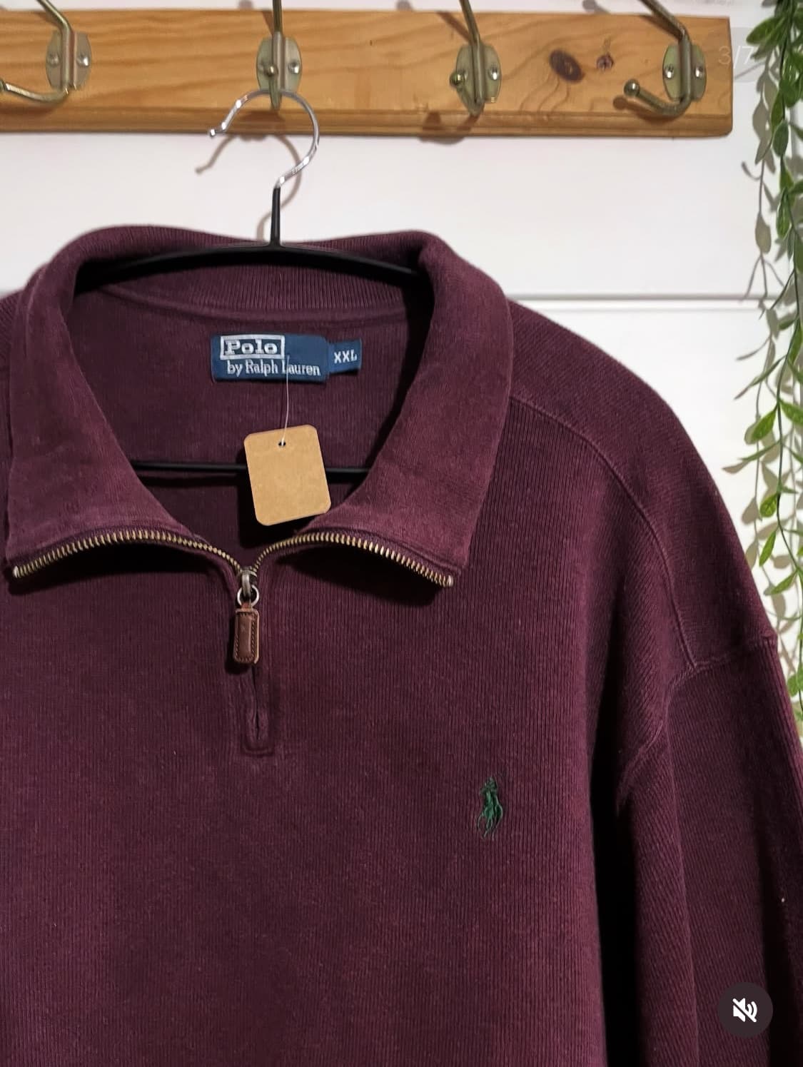 90‘s 폴로랄프로렌 하프집업 스웻 상품이미지3