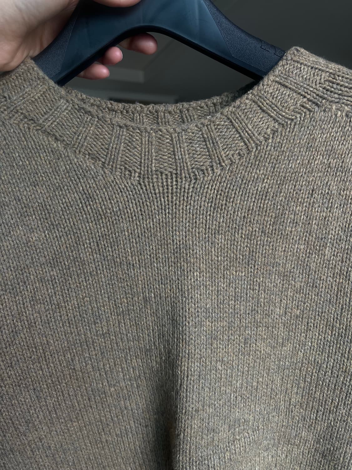 낫띵리튼 홀가먼트 크루넥니트 warmwood 상품이미지6