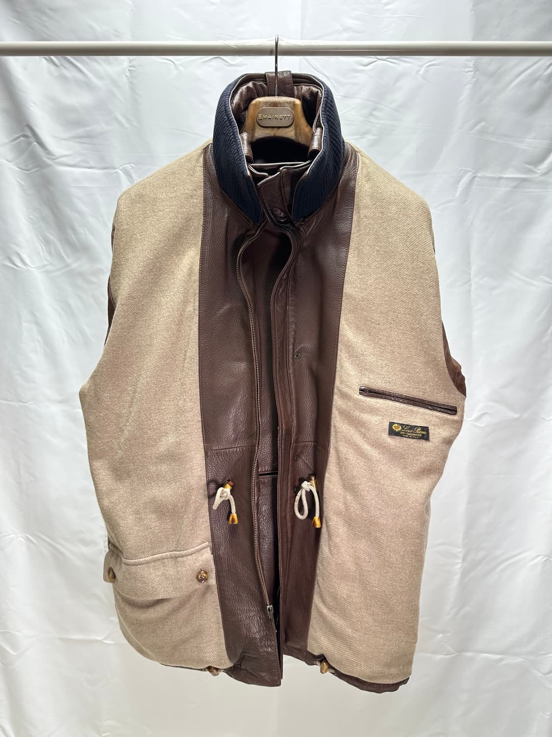 로로피아나 디어스킨 아이서 자켓 XL(110) 판매 상품이미지6