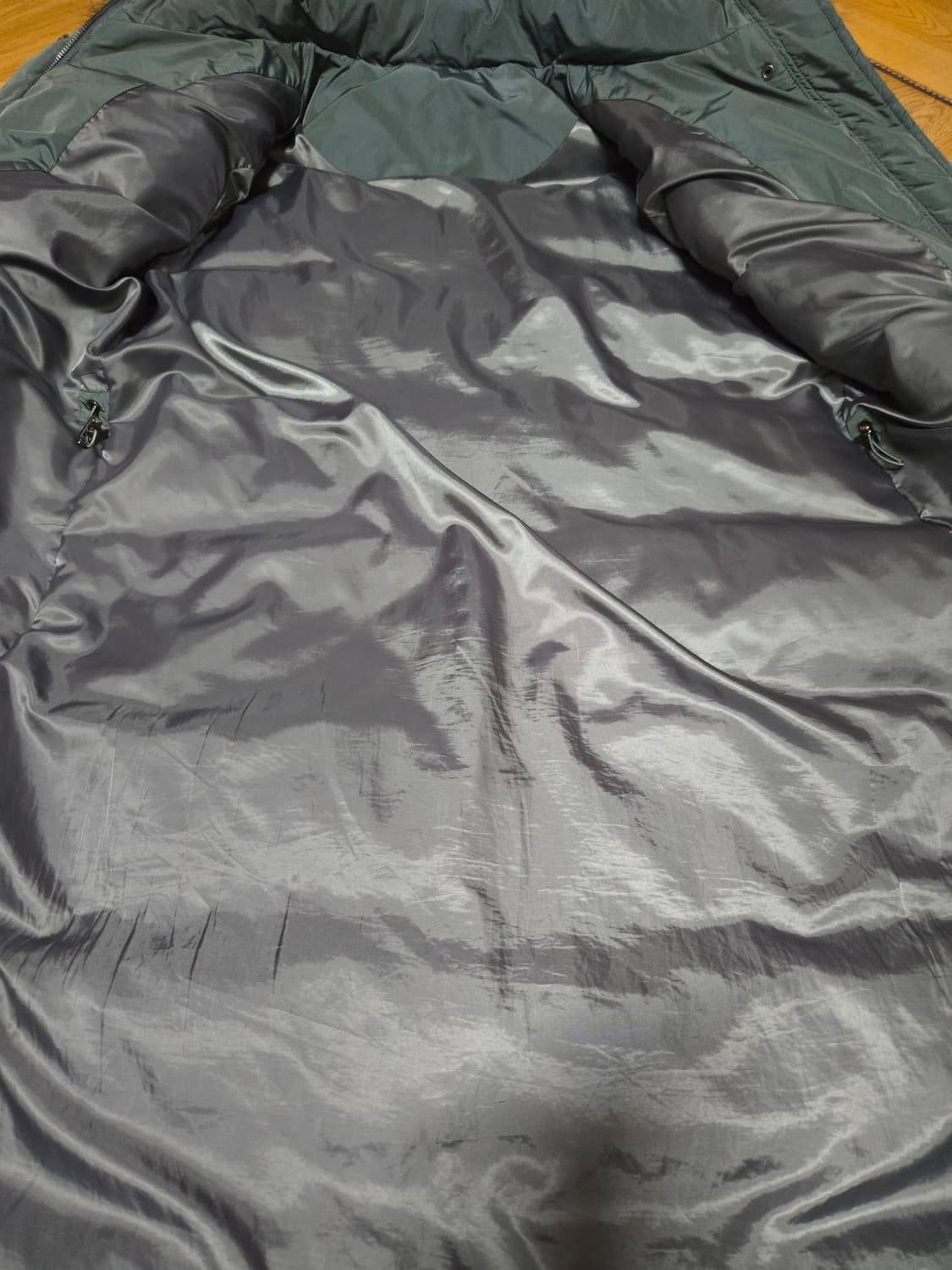 쉬즈미스 여성 모피 덕다운 롱패딩 상품이미지6