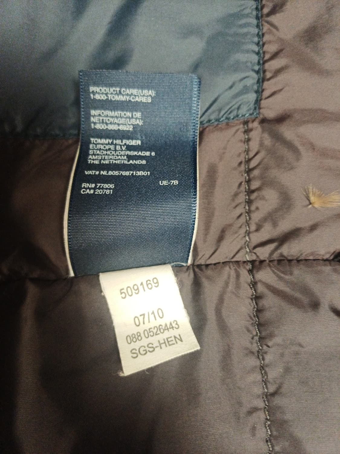 (레어템) 타미힐피거 바시티 1985 자수 패딩 베스트 (M) 상품이미지9