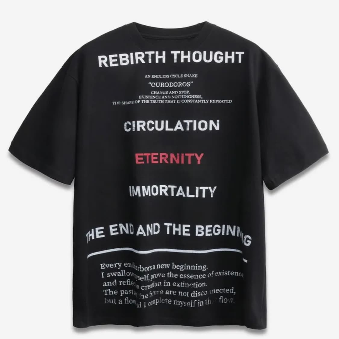 (1회착 택포가격) 도프제이슨 디바인 레터링 티셔츠 블랙 XL 상품이미지1