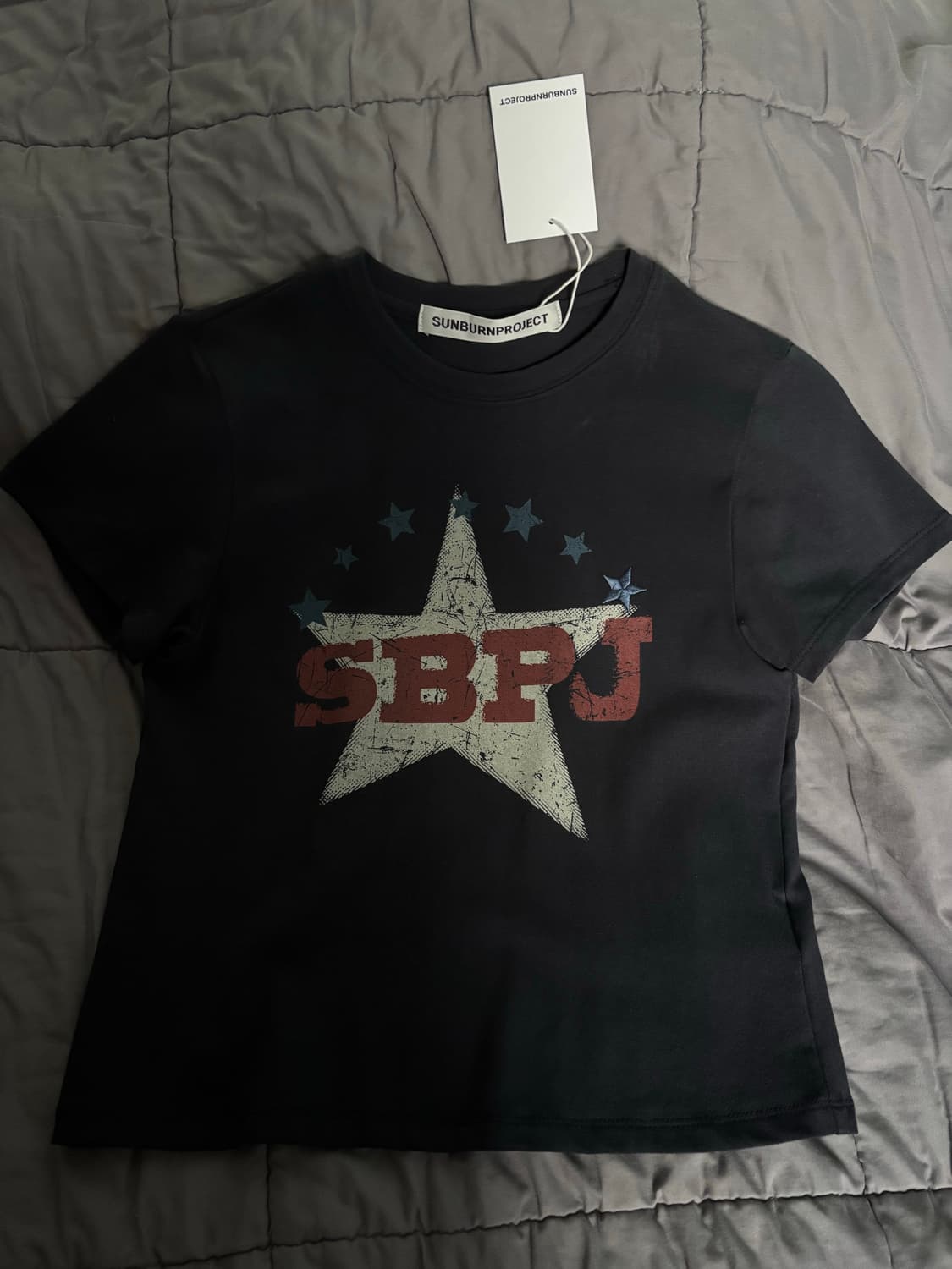 선번프로젝트 Sunburnproject SBPJ T-shirt, NAVY 상품이미지2