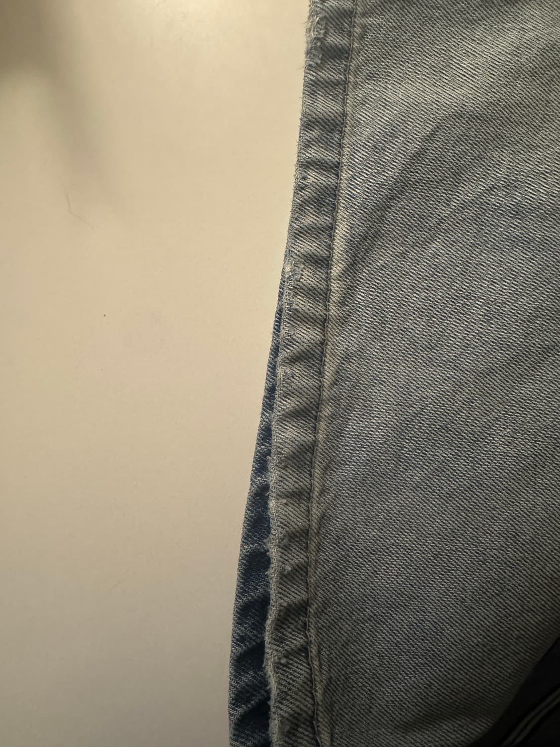 인사일런스 우먼 로우 웨이스트 와이드 진 라이트 블루 상품이미지4