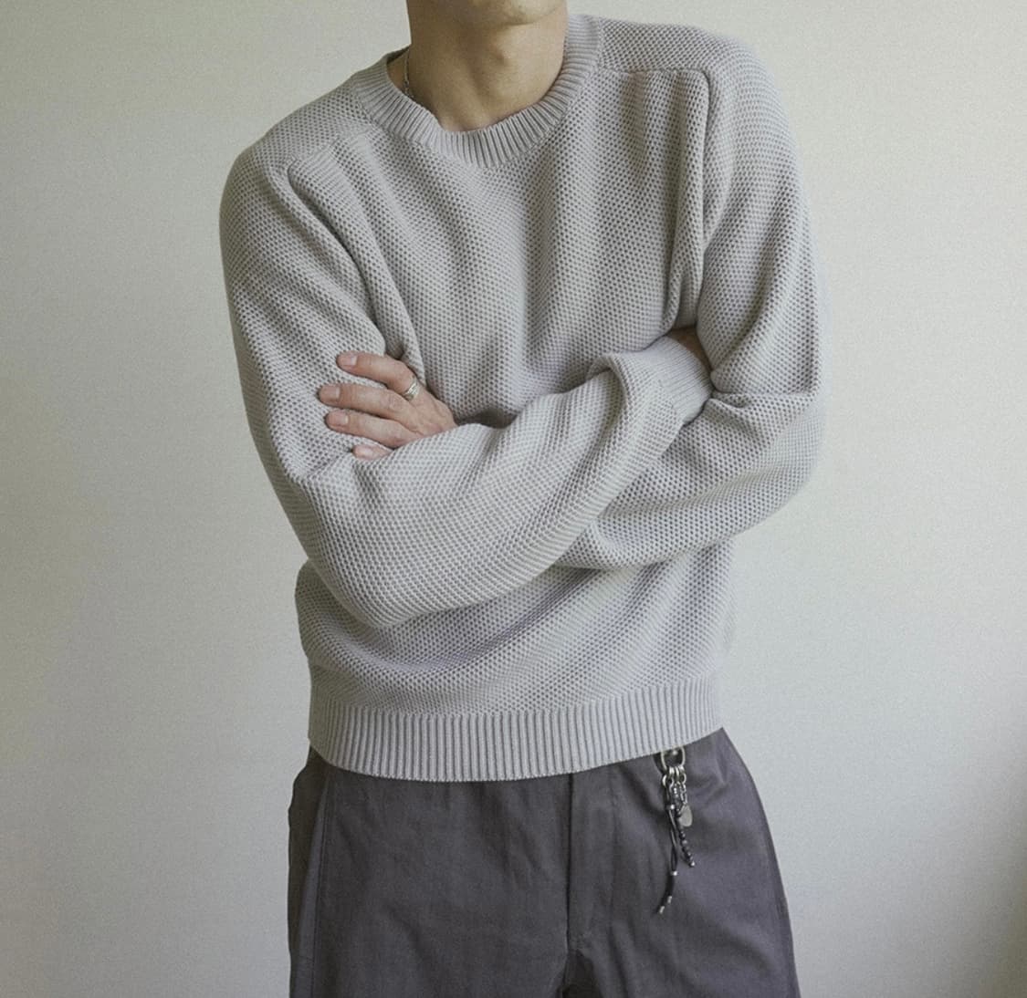 시도 와플 니트 siiiido 상품이미지1