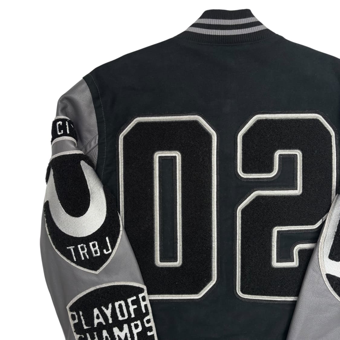 트루 릴리전 몰스킨 레더 바시티 자켓 S 상품이미지5