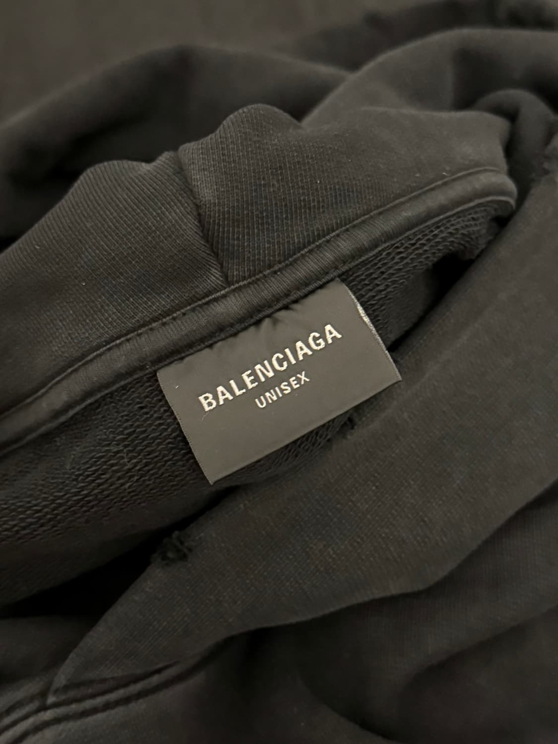 발렌시아가 애플 후드 블랙 상품이미지6