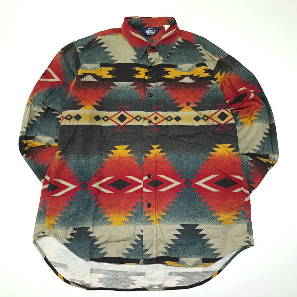 CL185 울리치 미국판 80s블루라벨 나바호 멀티 플란넬 셔츠 상품이미지1