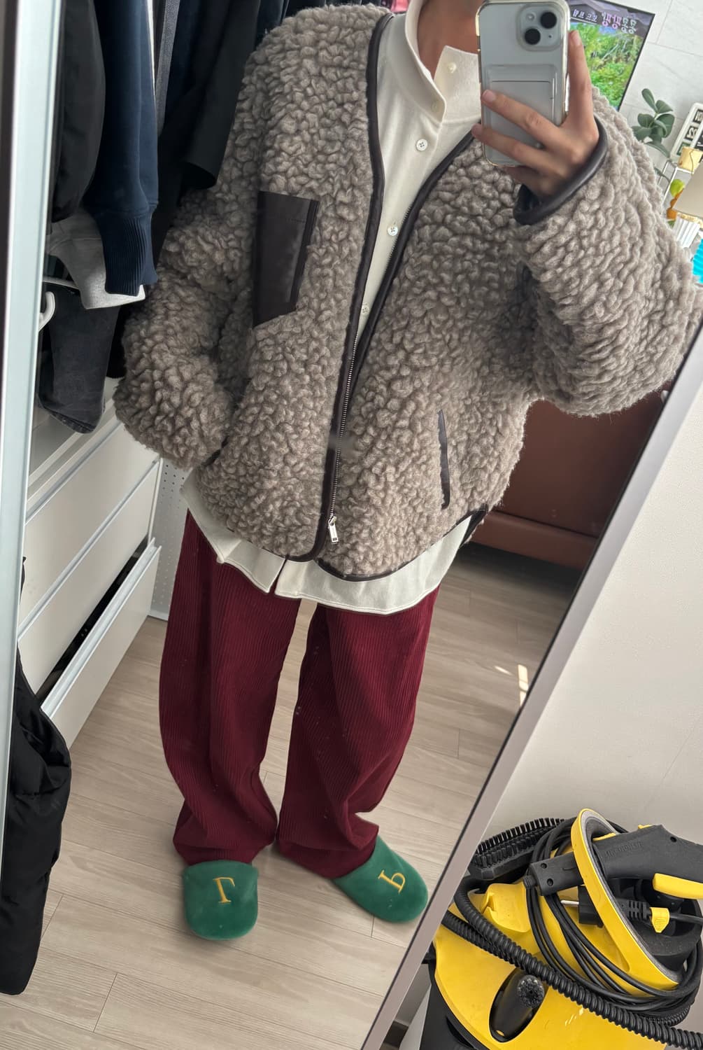 Nanushka 나누쉬카 푸들 코트 S 상품이미지9