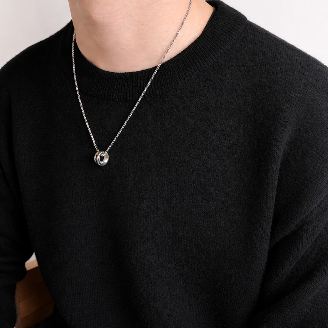 Wave Pendant Necklace 상품이미지2