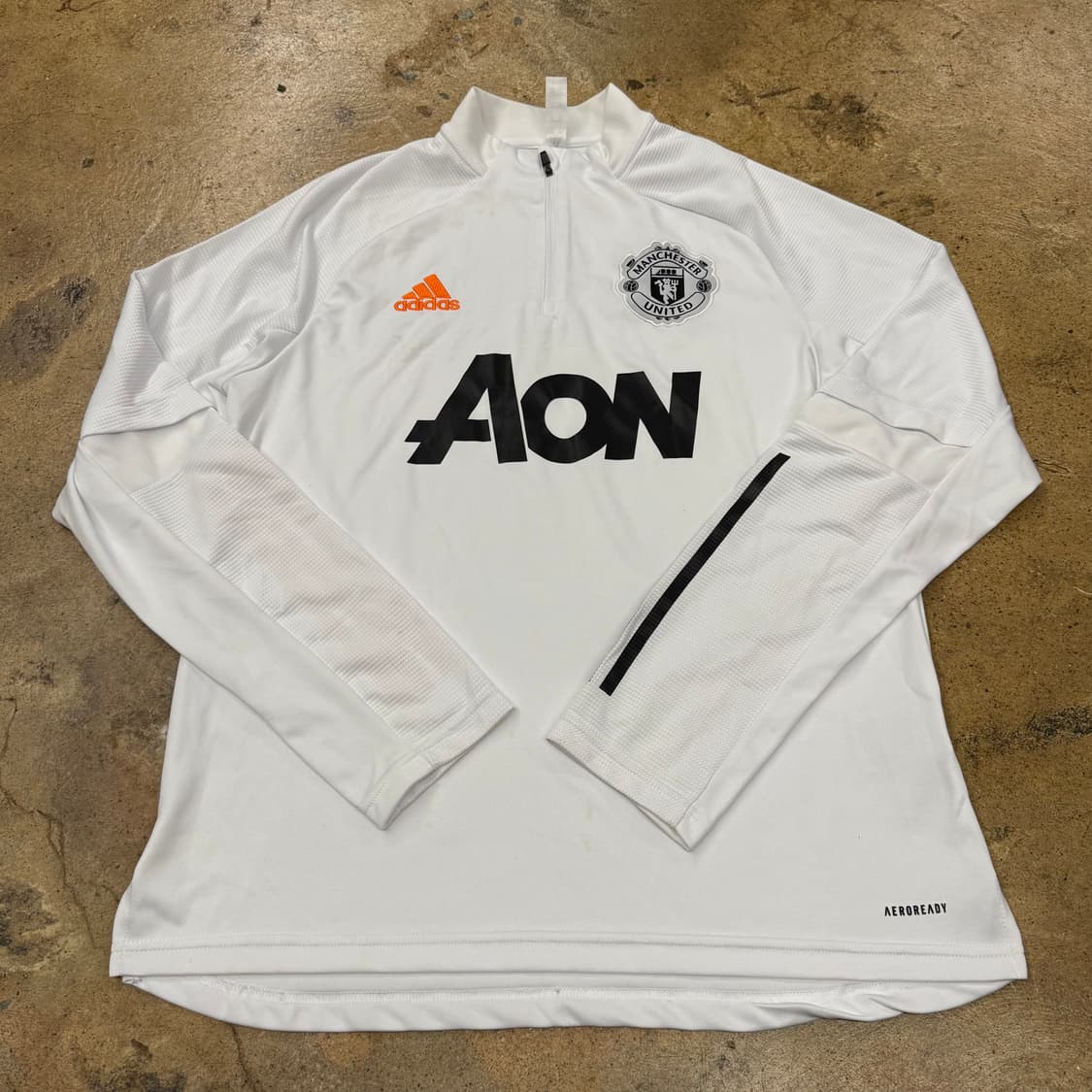 [정품/L] 아디다스 맨체스터유나이티드 트레이닝 탑 화이트 b17 상품이미지2