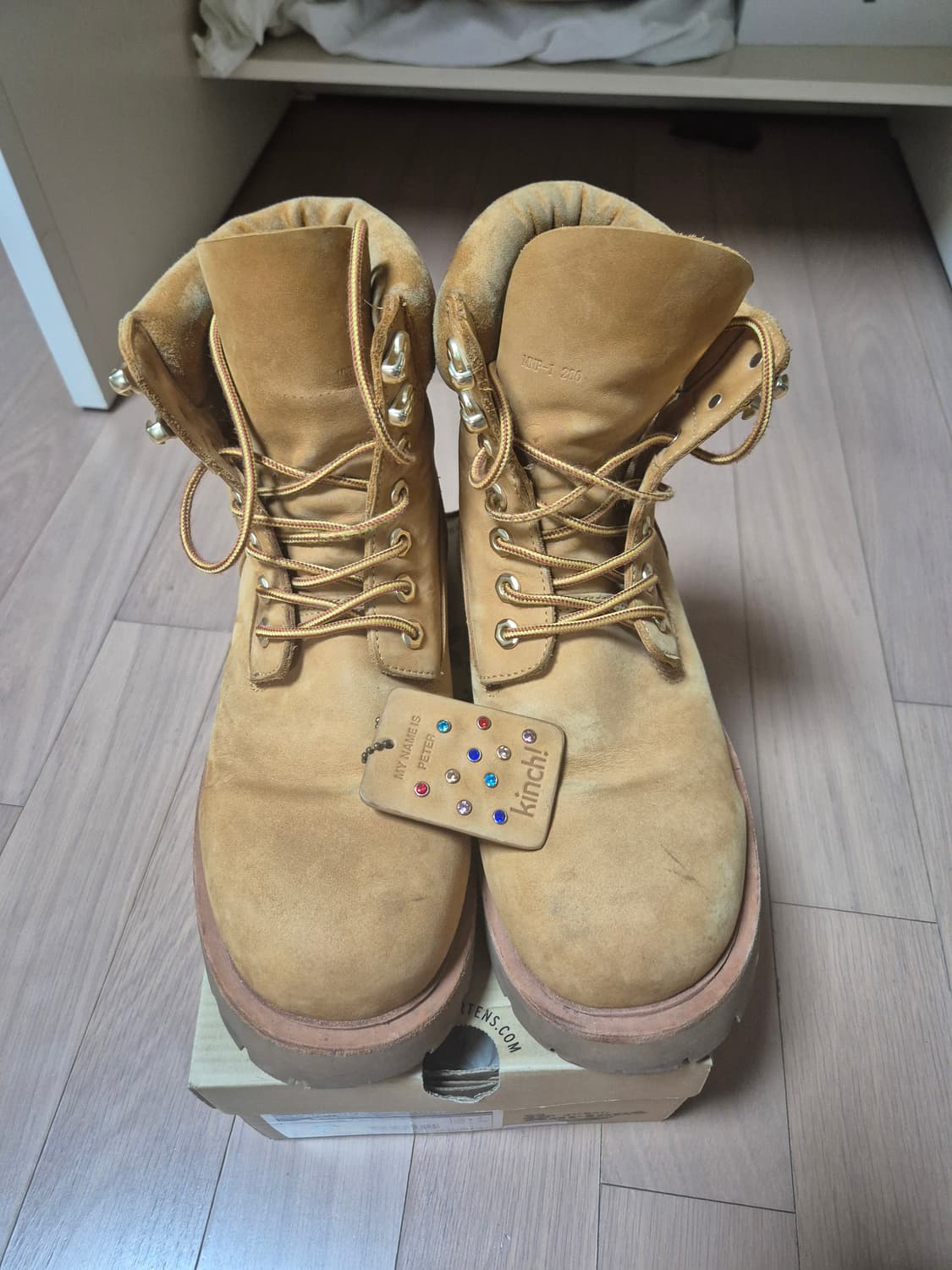 (급처)킨치 마이네임이즈피터 부츠 290사이즈 판매합니다! 상품이미지3