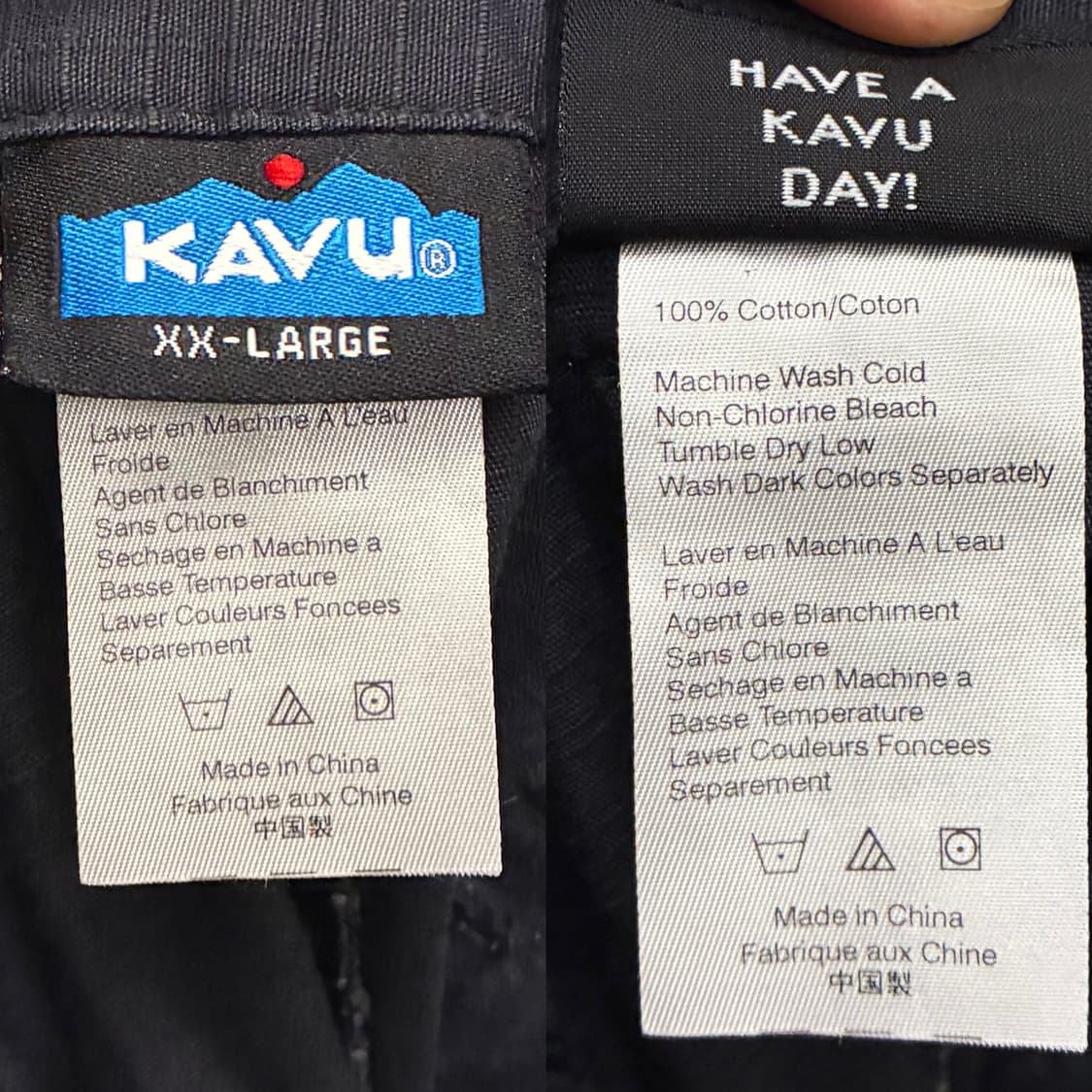 (XXL)KAVU 카부 더블니 코튼 립스탑 밴딩팬츠 레귤러 상품이미지9