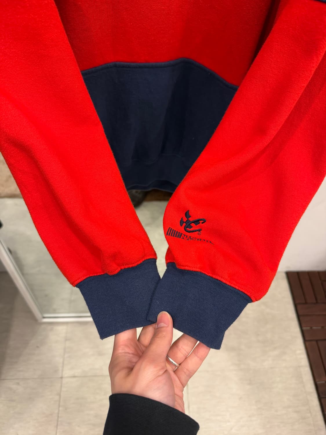 00s Chase 체이스 DUPONT 스웻 후드 상품이미지4