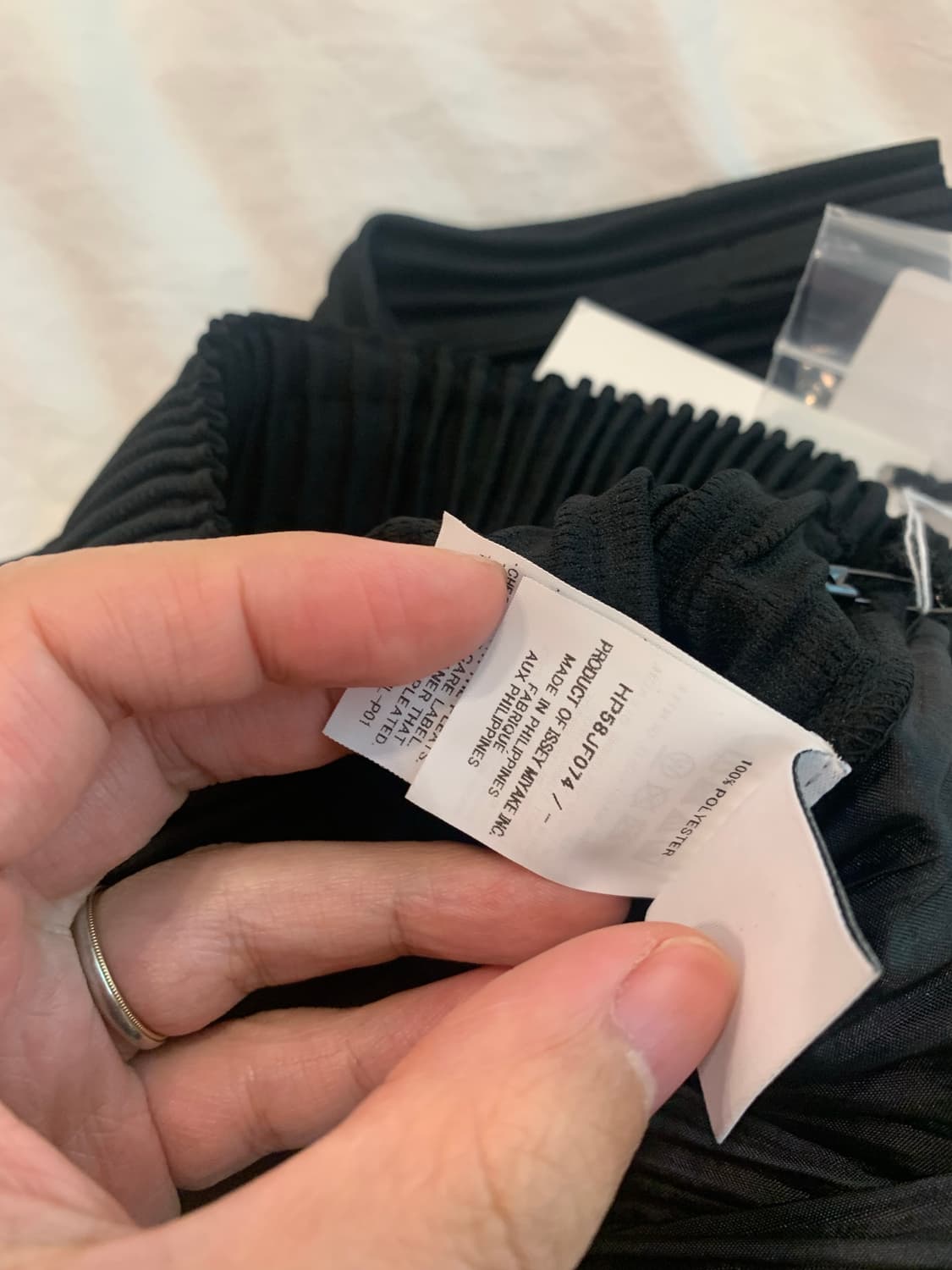 옴므플리세 블랙 마이크로 쇼츠 25년7월 먼슬리 jf074 새상품 상품이미지4