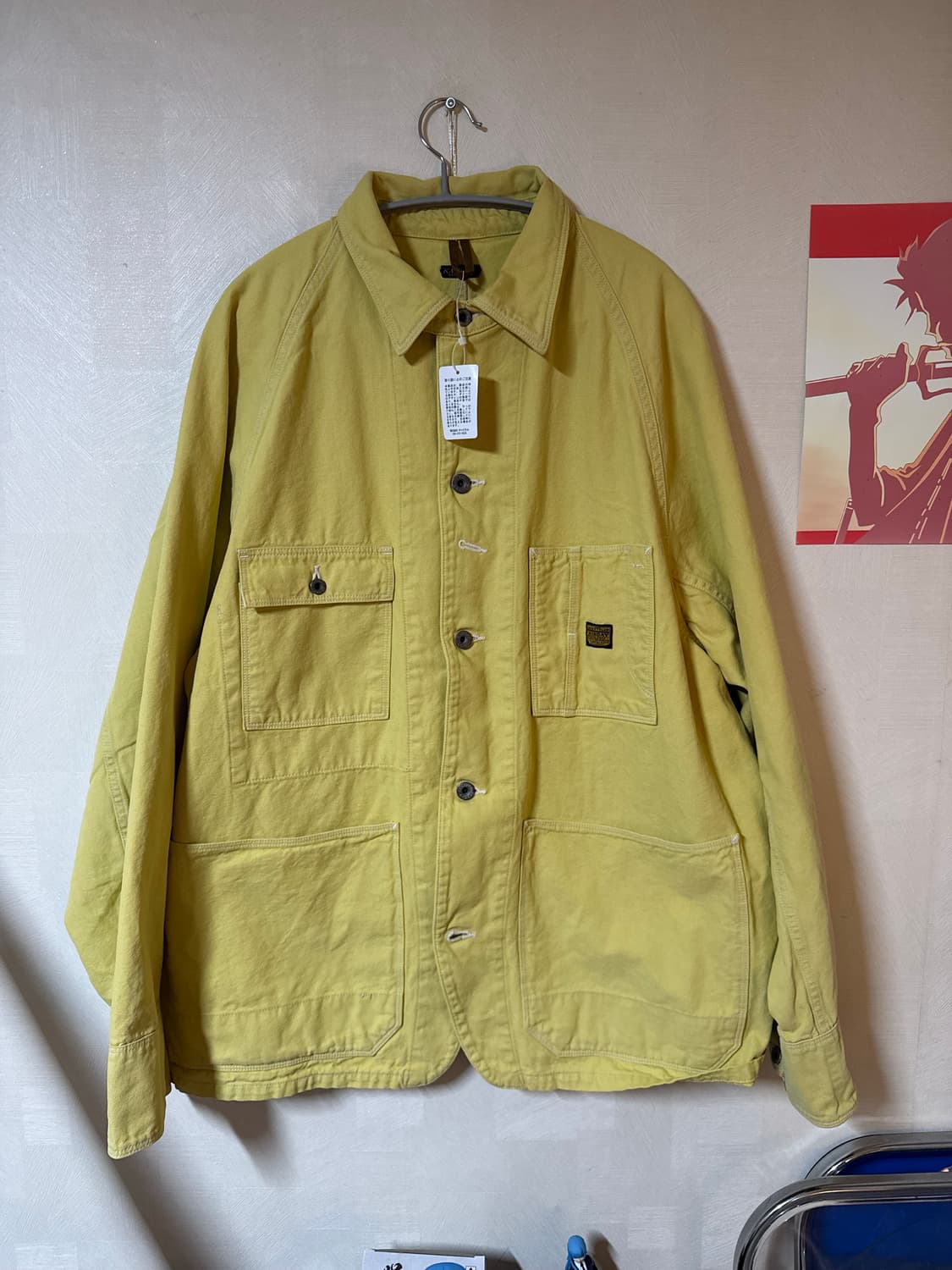 캐피탈 캔버스 캑터스 커버올 선페이드 옐로우 4사이즈  상품이미지5