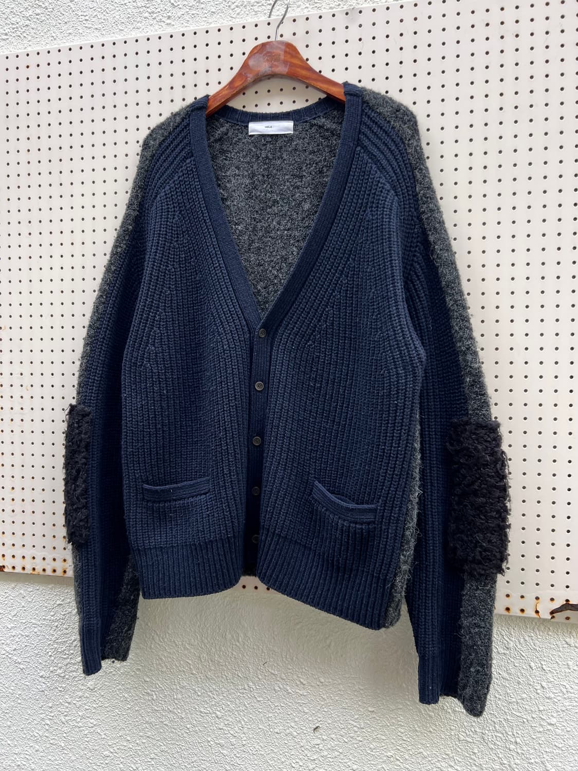 TOGA VIRILIS DIFFERENT MATERIAL 토가 울가디건 상품이미지5