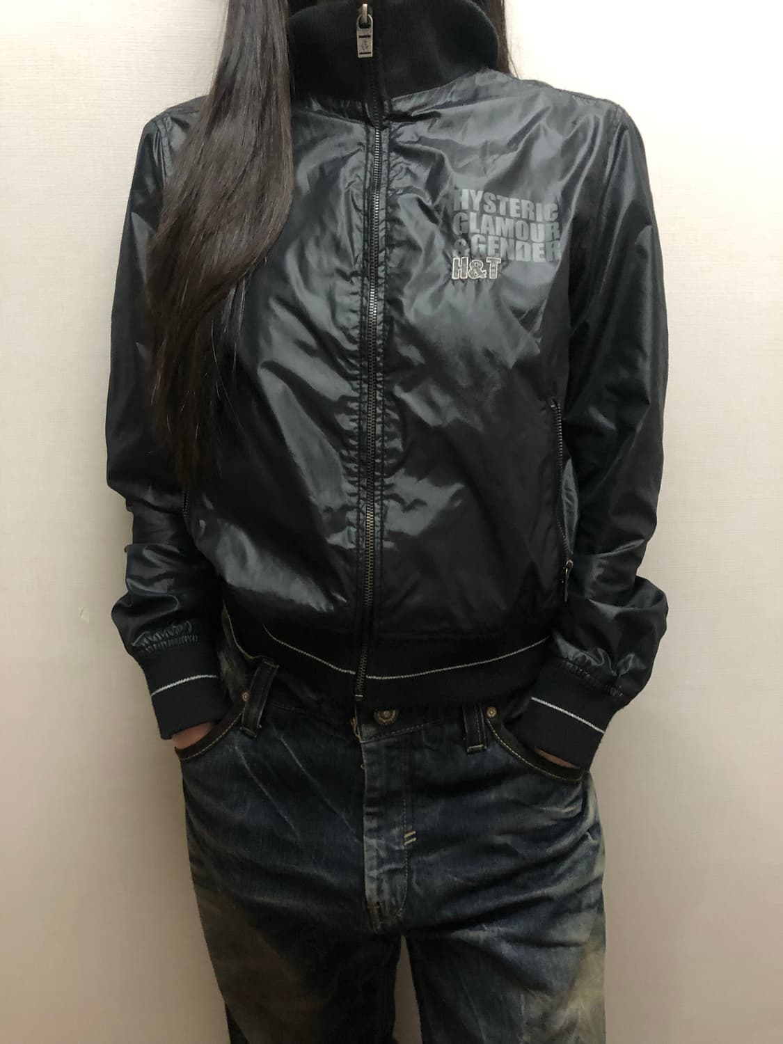 빈티지 H&T 히스테릭글래머&젠더 블랙 자켓 상품이미지5