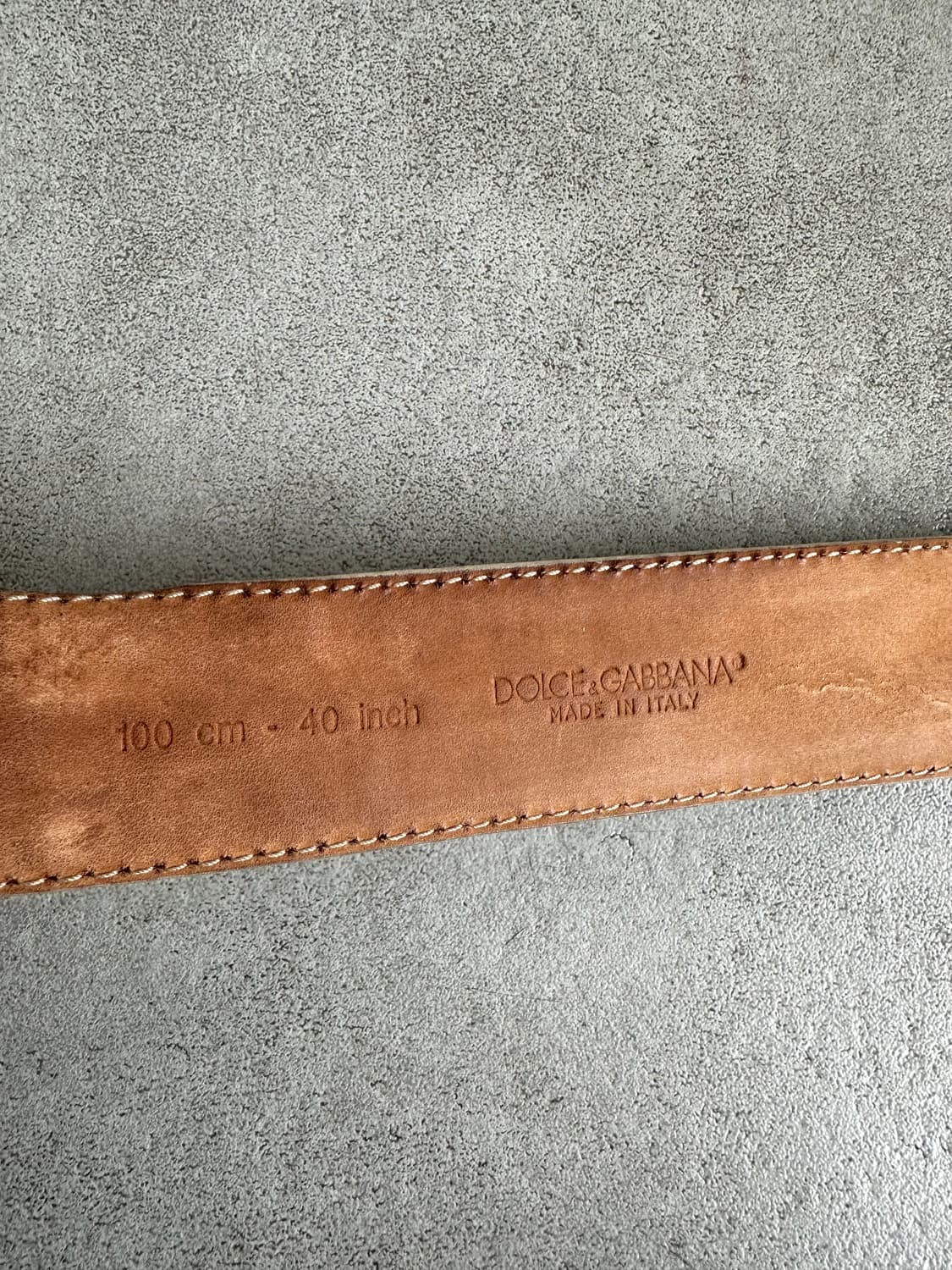 돌체앤가바나 실드 버클 레더 벨트 상품이미지5